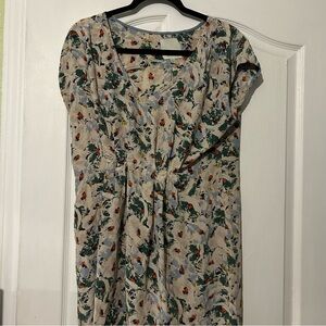 Anthropologie Odille silk dress size M